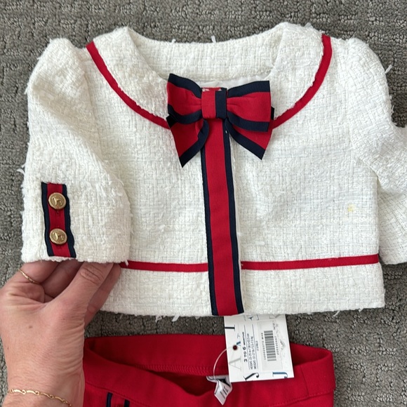 Janie and Jack Nautical Outfit Girls Brand New - Picture 2 of 4